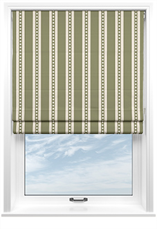 The British Stripe Co. Edgar, Derwent No.1 - Twist&Fit Roman Blind